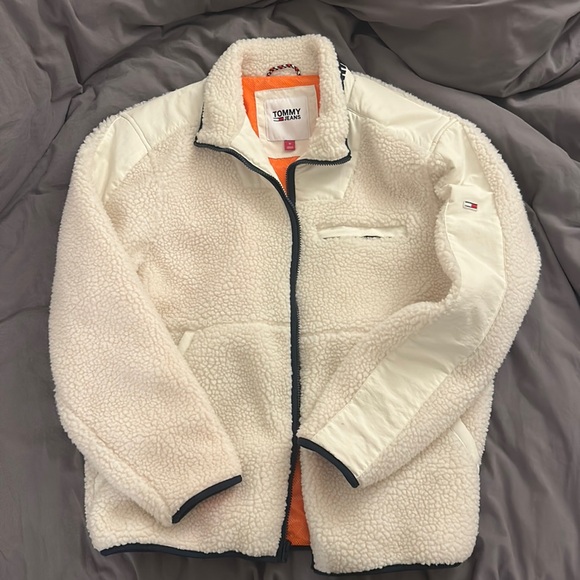 Tommy Hilfiger Other - White Sherpa Tommy Hilfiger Jacket
